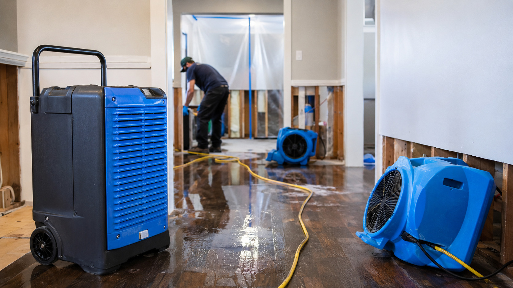 Climate control restoration equipment