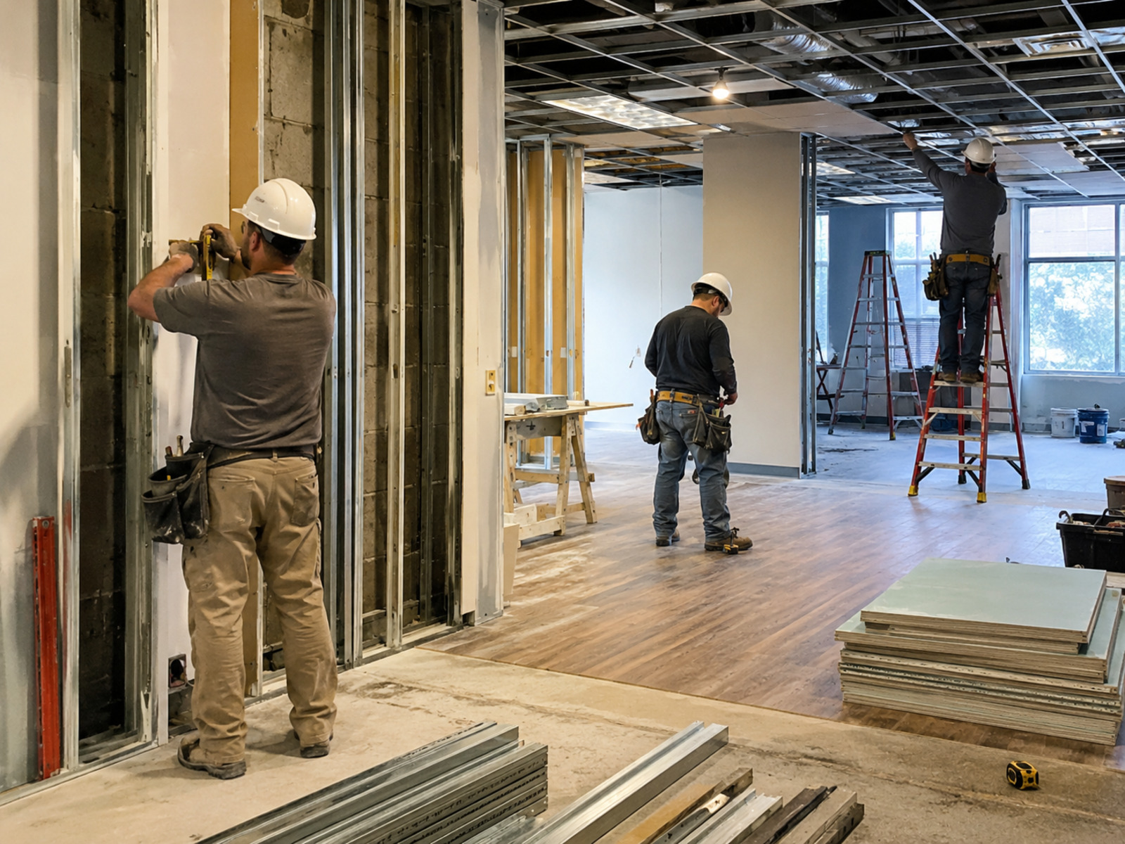 Commercial property restored after fire damage