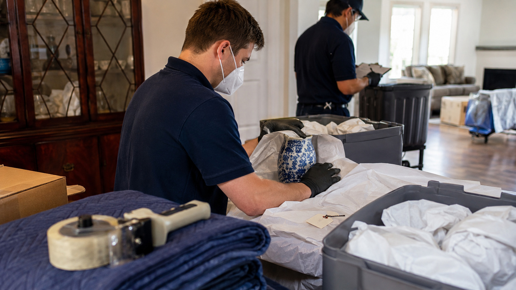 Restored personal belongings and furniture