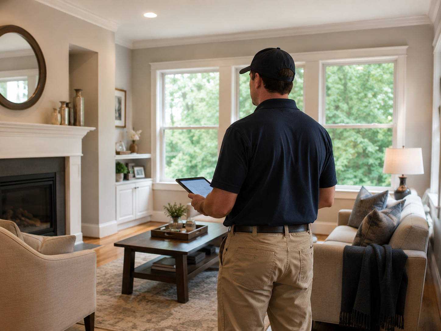 Final inspection showing mold-free, healthy indoor environment