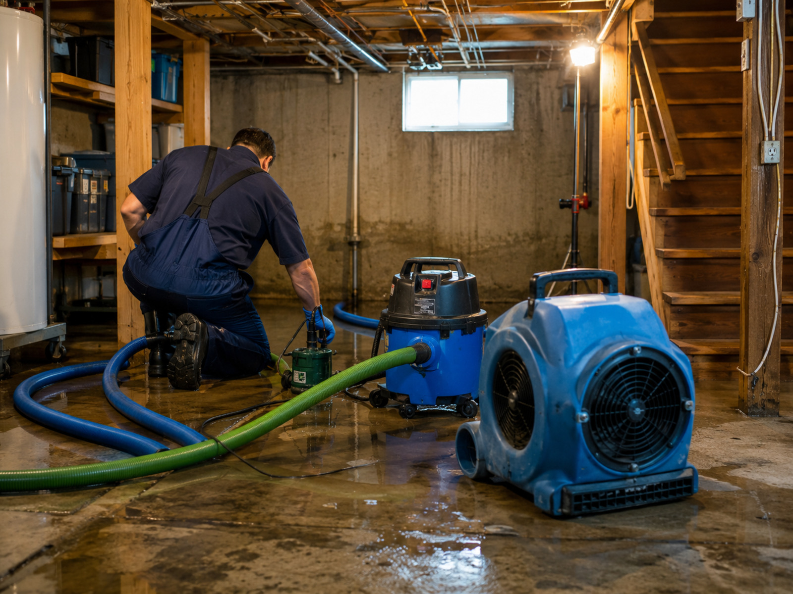 Basement water extraction