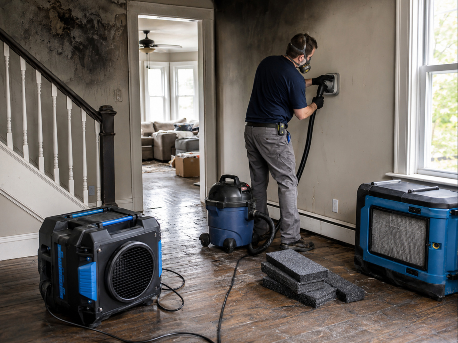 Smoke removal equipment