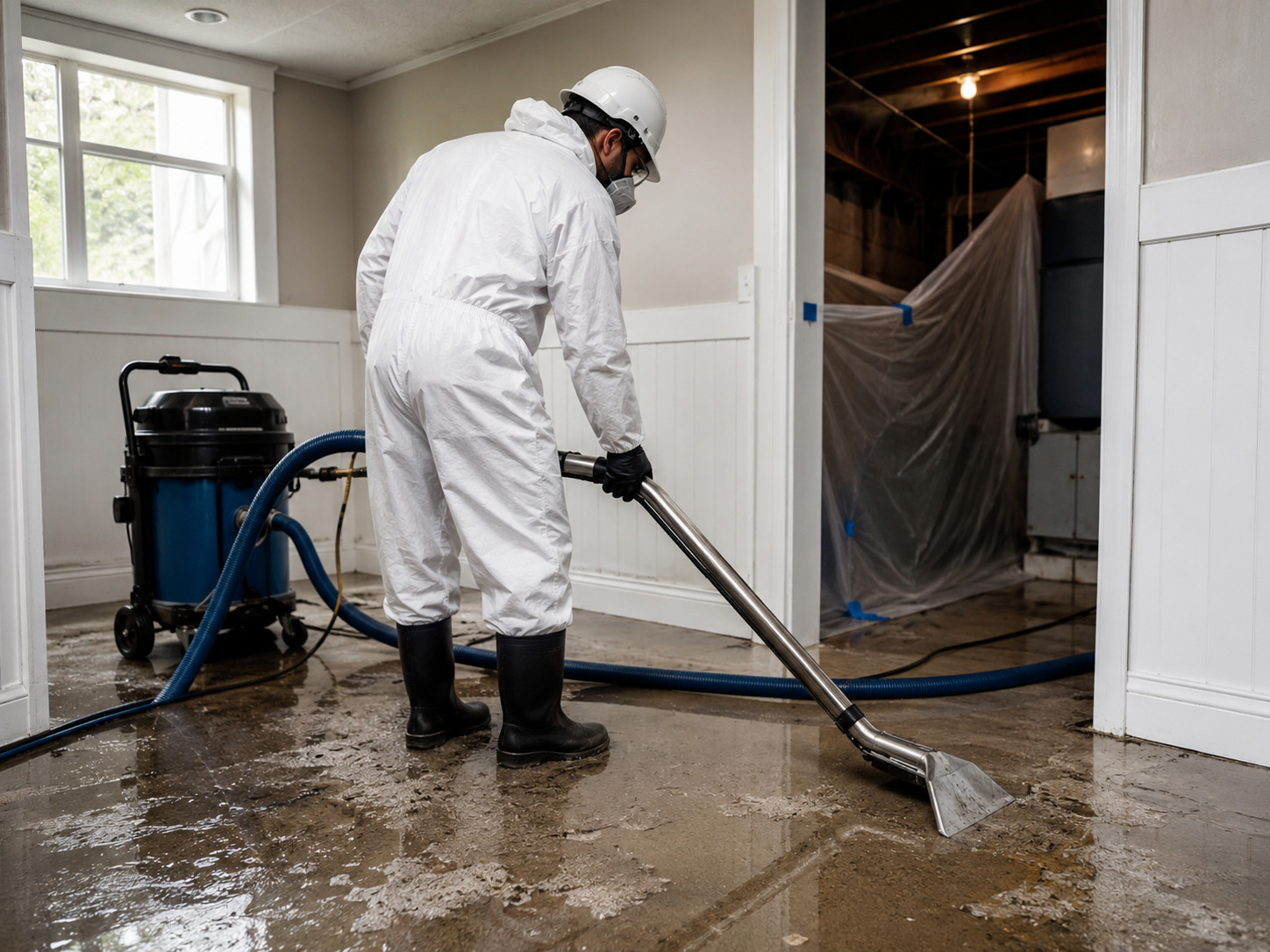 Industrial water extraction and decontamination equipment
