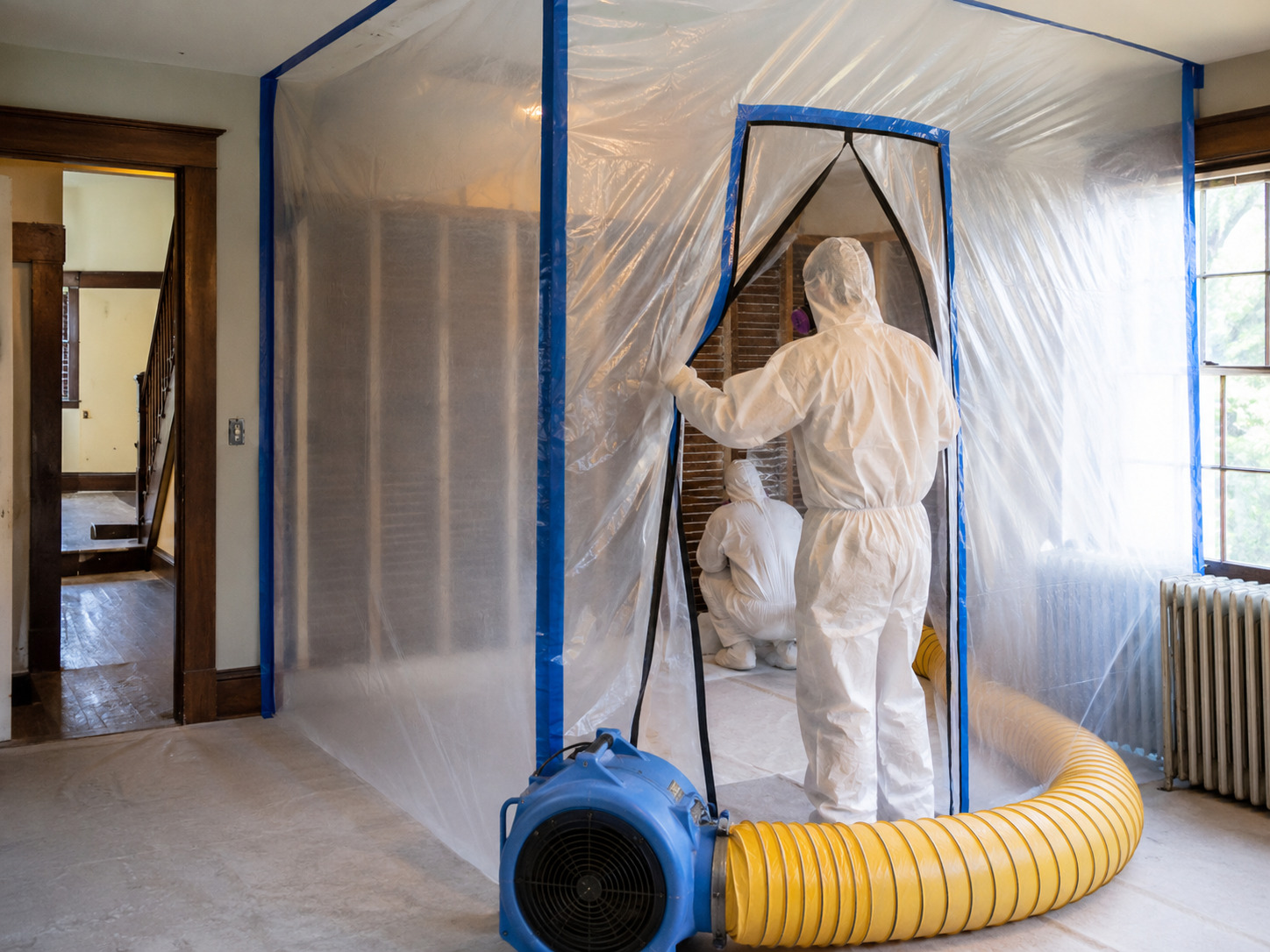 Asbestos abatement work