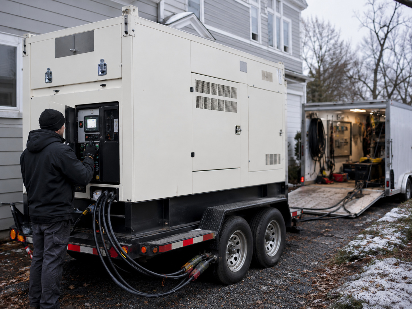 Temporary power equipment