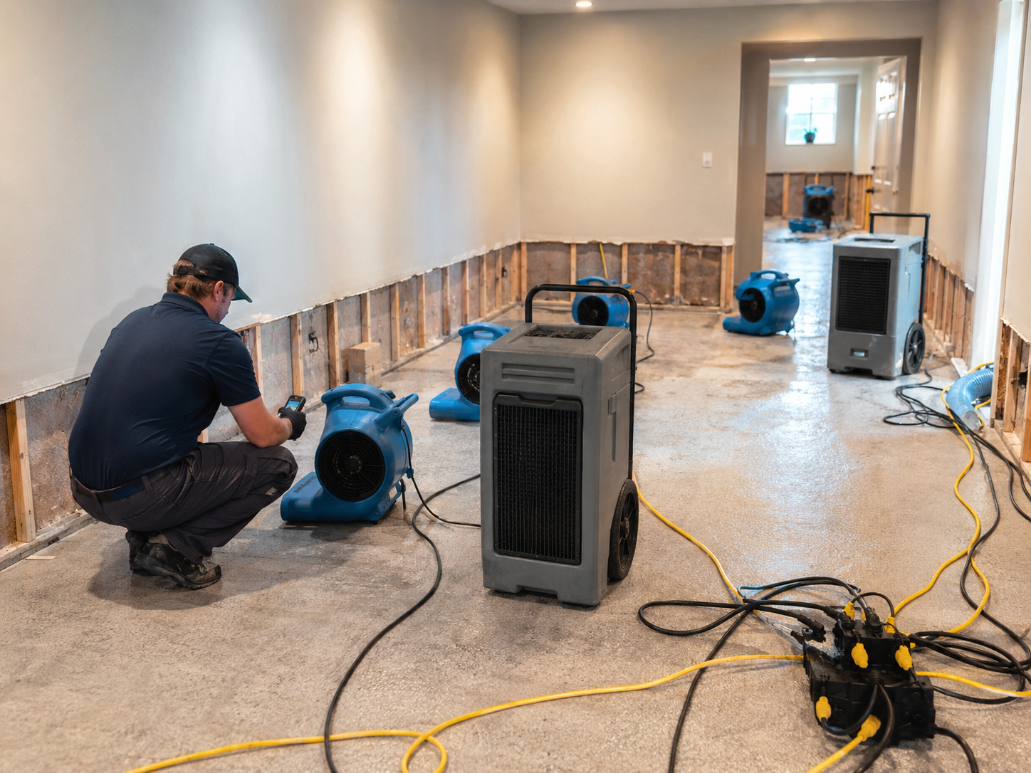 Power for restoration equipment