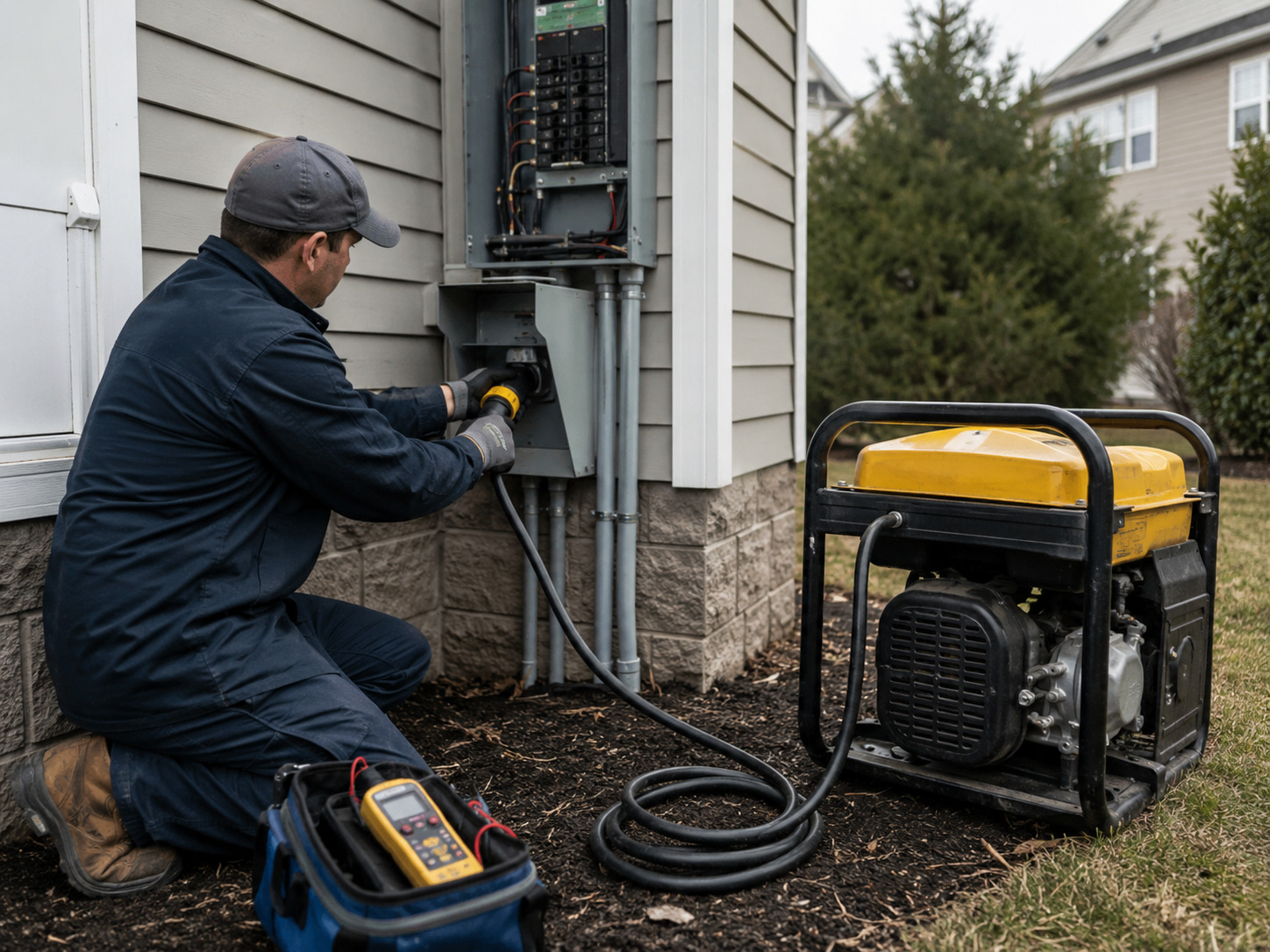 Industrial power generator equipment