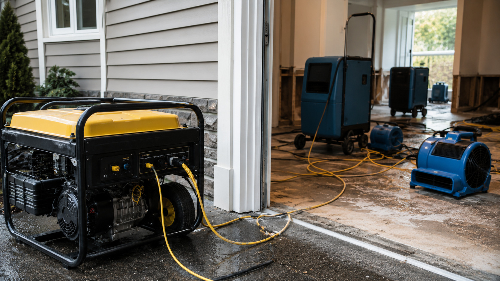Professional industrial generator equipment