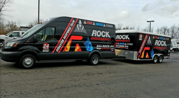 Rock Emergency Vehicle and trailer