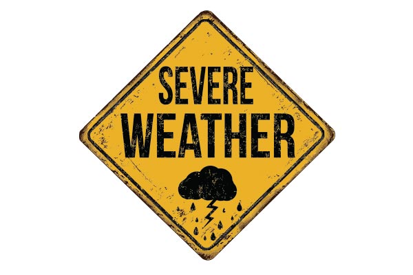 Sever Weather Sign