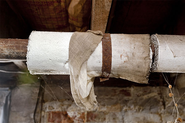 asbestos-insulation-around-pipes