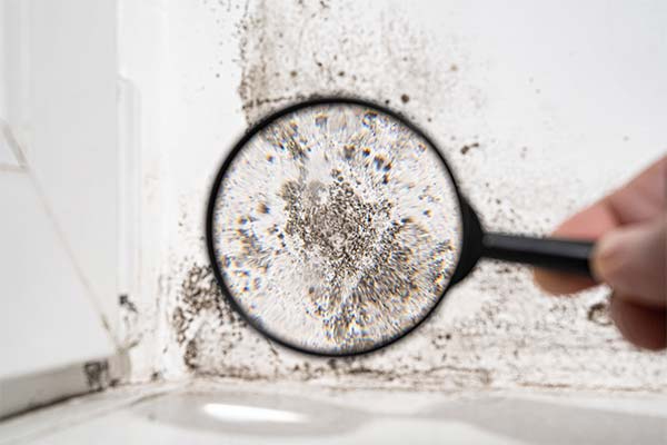Magnifying Glass on Mold